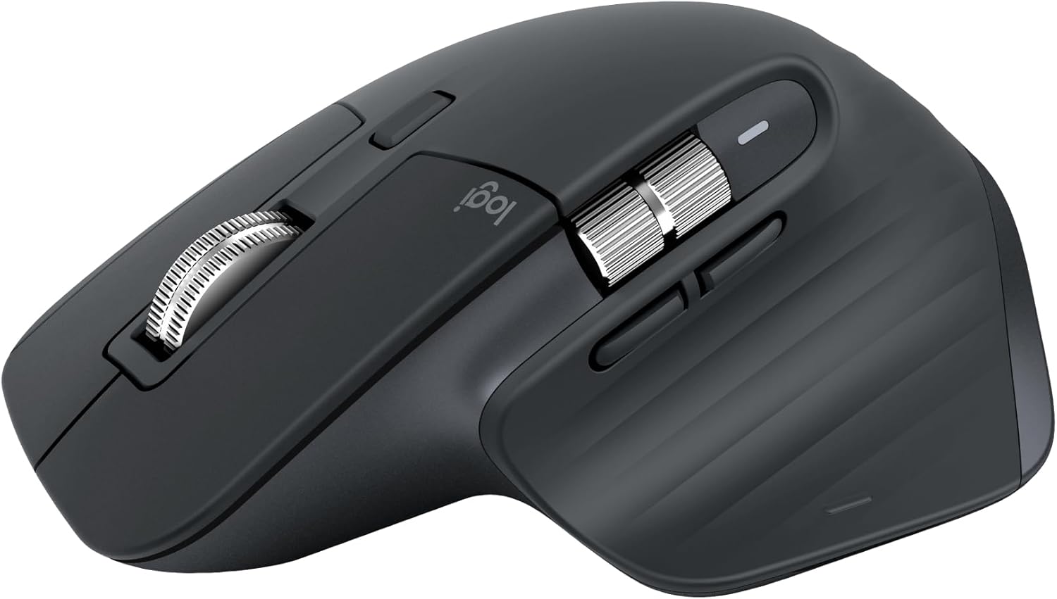 Logitech MX Master 3S – Wireless Performance Mouse with Ultra-fast Scrolling, Ergo, 8K DPI, Track on Glass, Quiet Clicks, USB-C, Bluetooth, Windows, Linux, Chrome – Graphite