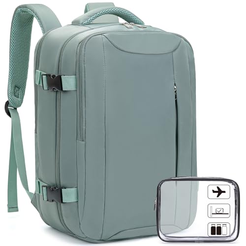 Xkdoai for Ryanair Cabin Bags 40x30x20, Travel Backpack with TSA Approved Clear Bag, Travel Bag 40x20x25 Underseat Carry-ons Hand Luggage Bag for Travelling Casual Daypack for Ryanair Plane