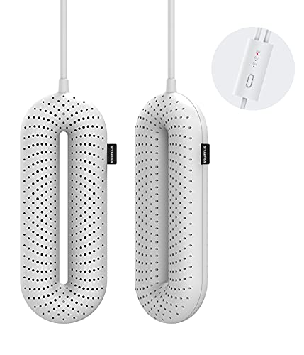 Snowpea Electric Shoe Dryer, Ski Boots Dryer, Shoe & Boot Warmer to Dry Sweaty Shoes & Eliminate Bad Odor, 3/6/9 Hours Timed Auto Self Off (Standard UK Plug)