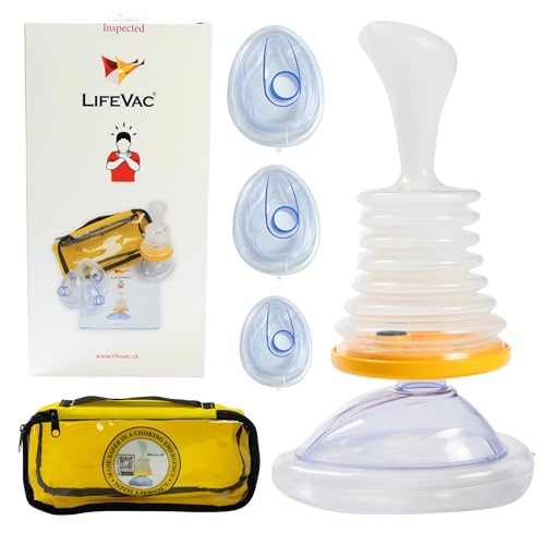 LifeVac Travel Kit – Choking Rescue Device for Adults and Children First Aid Kit, Portable Airway Suction Rescue Device, First Aid Choking Device, Anti-Choking System, Airway Clearance Assistance