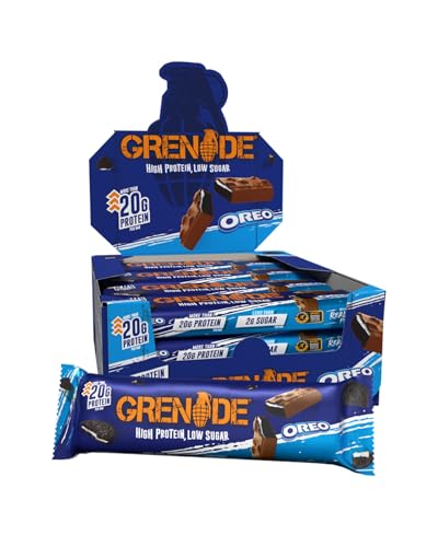 Grenade OREO Protein Bar – High Protein, Low Sugar, 12 x 60 g