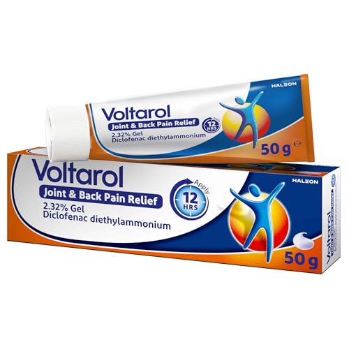Voltarol Joint & Back Pain Relief 2.32% Gel, for Joint Pain Relief, suitable for Knee Pain & Neck Pain, 50g